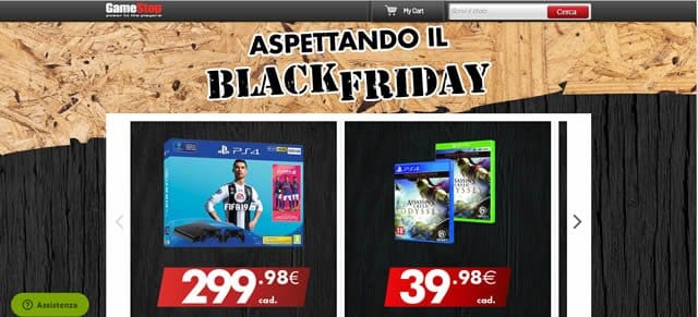 GameStop - Black Friday GameStop Black Friday offerte videogiochi