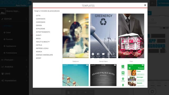 ProntoAppFacile Template
