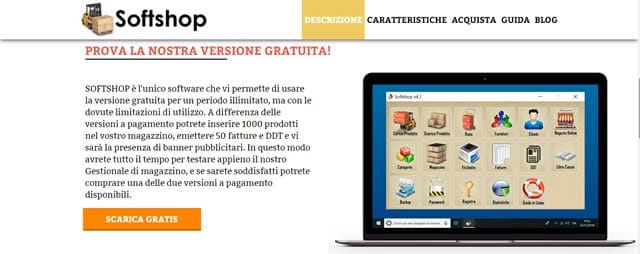 Softshop gestionale di magazzino Softshop è il gestionale di magazzino