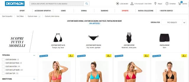 Decathlon - Costumi Mare Decathlon costumi da bagno