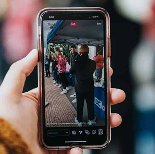 Dirette social spettatori