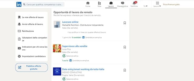 LinkedIn - Offerte di Lavoro LinkedIn offerte di Lavoro gratuite online