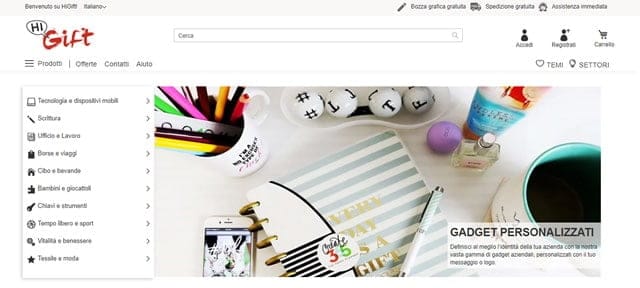 HiGift HiGift gadget personalizzati