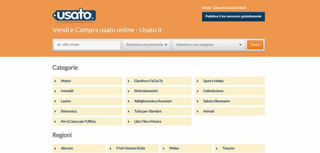 Usato.it sito di annunci gratuiti