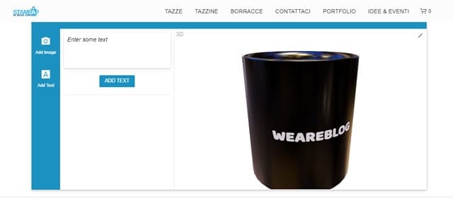 Configuratore Stampa la Tazza Configuratore Tazze Personalizzate