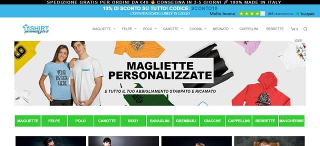 T-Shirt Personalizzate T-Shirt Personalizzate