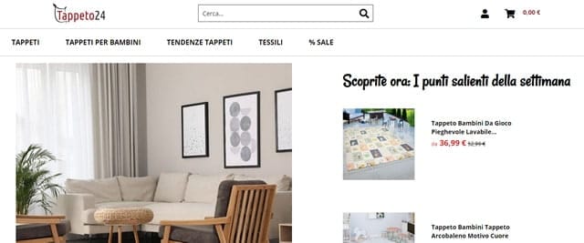 Tappeto24 - Tappeti Online Tappeto24 sito di tappeti online