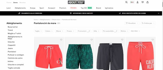 About You Italia Aboutyou I Migliori Siti Costumi Uomo