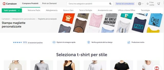 Camaloon Camaloon t shirt personalizzate