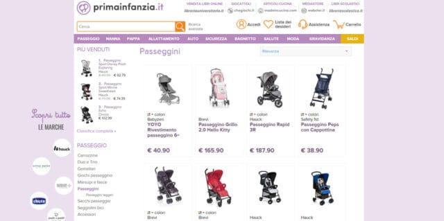 Prima Infanzia Prima Infanzia Passeggini Online
