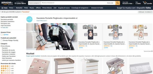 Amazon  Fasciatoio Neonato Amazon