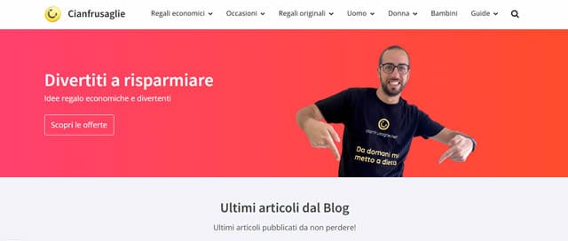 Cianfrusaglie.net - Idee regalo Cianfrusaglie.net sito