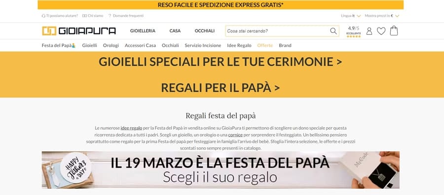 Gioia Pura - Idee regalo festa del papà