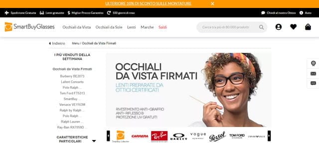 SmartBuyGlasses  SmartBuyGlasses occhiali da vista online