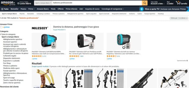 Balestra Sportiva Amazon