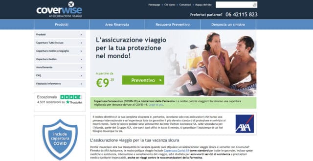 Coverwise CoverWise Viaggi Assicurazione