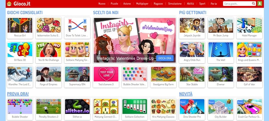 Gioco.it - Giochi Online Free Giochi.it - Giochi gratis online