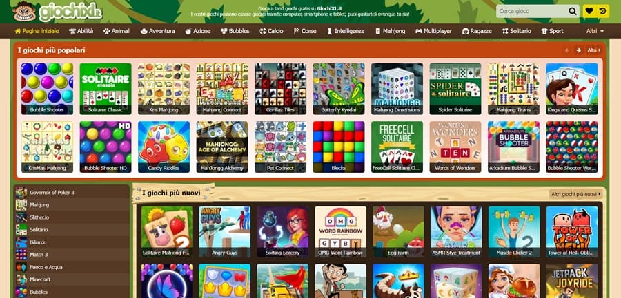Giochixl - Siti di Giochi gratuiti giochi gratis online