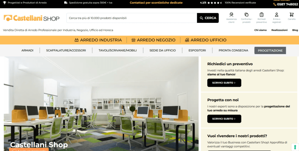 Castellani Shop arredamento online Castellani Shop arredamento online