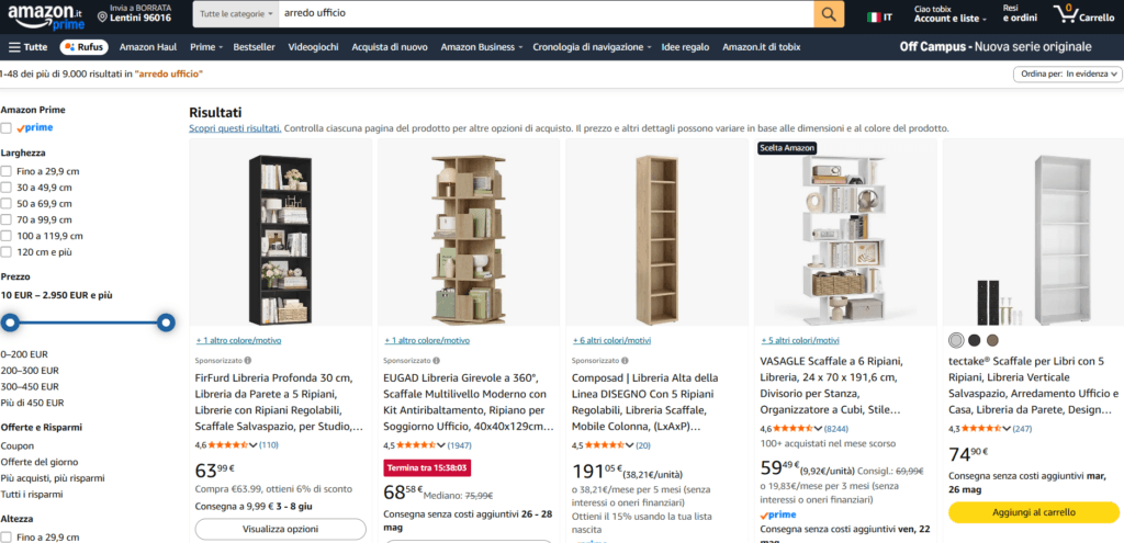 Amazon Arredamento per ufficio Amazon Arredamento per ufficio