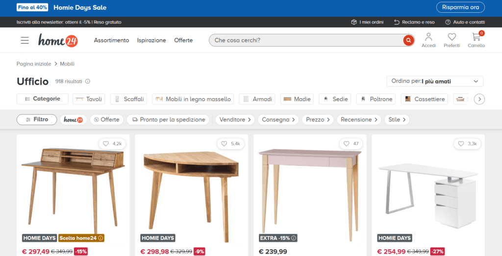 Home24 arredamento ufficio online Home24 arredamento ufficio online