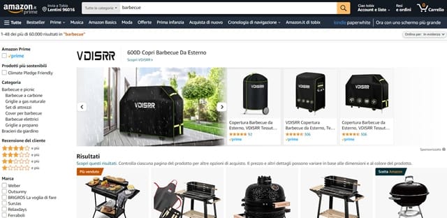 Amazon - Categoria Amazon Barbecue Amazon
