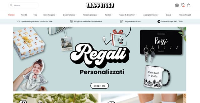 Troppotogo Homepage Troppotogo idee regalo