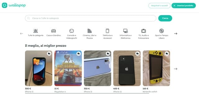 Homepage Wallapop Wallapop Homepage