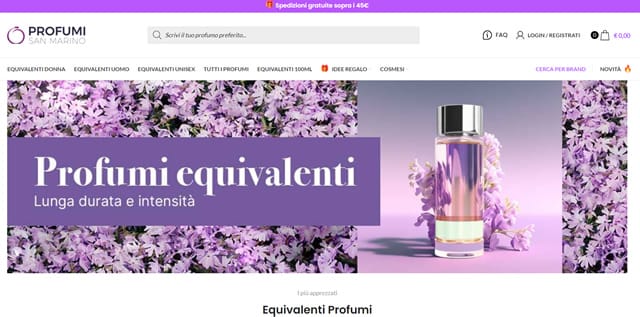 Profumi San Marino Home Page Profumi San Marino Equivalenti