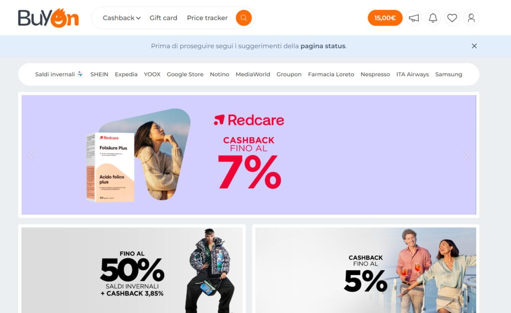 BuyOn cashback