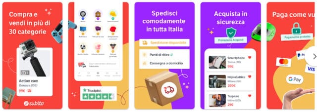 Subito.it Applicazioni Android e iOS Applicazione Subito.it