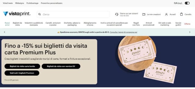 Vistaprint Vistaprint stampa personalizzata