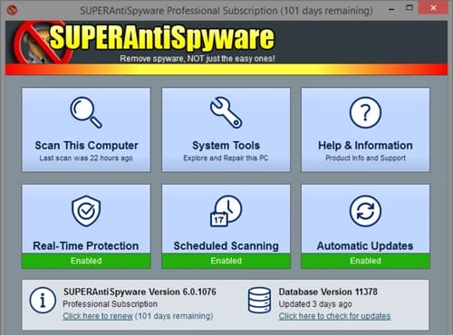 Super antispyware SuperAntiSpyWare