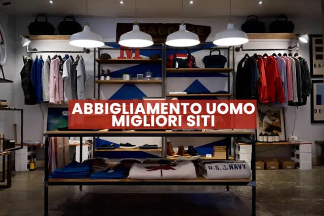 migliori siti abbigliamento uomo
