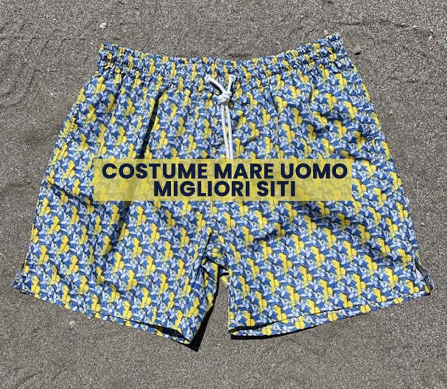 costumi mare uomo