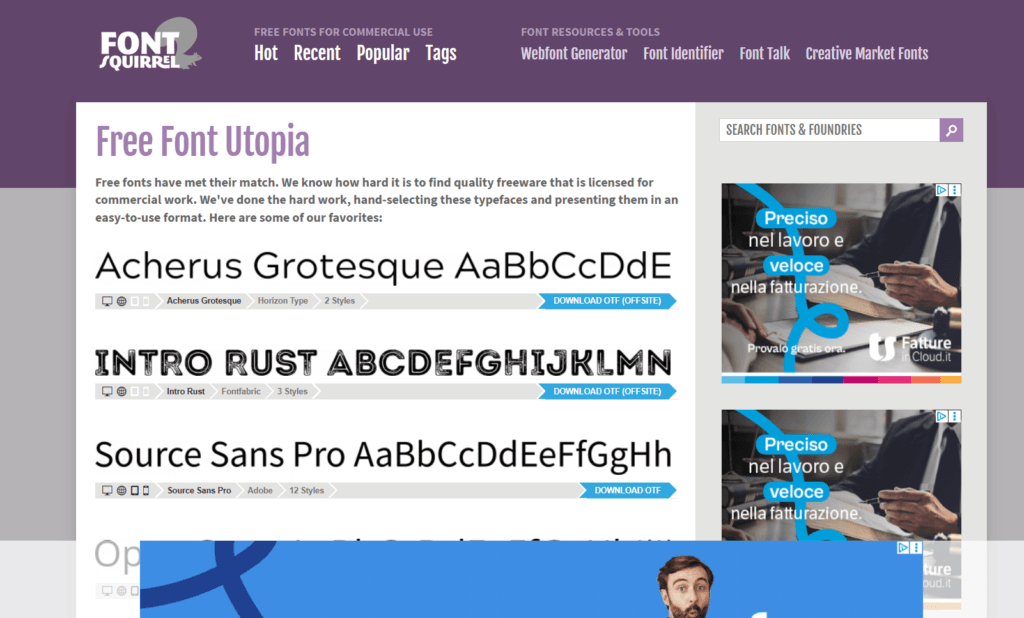 Font Squirrel font gratis Font Squirrel font gratis