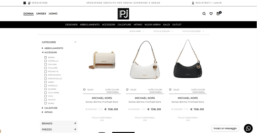 Deliberti borse donna firmate