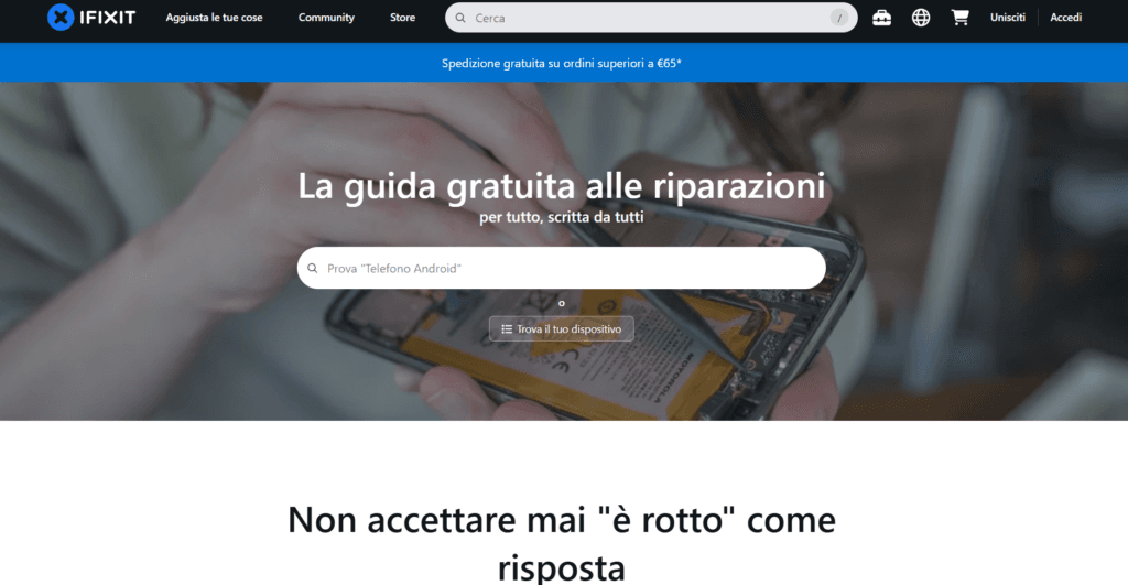 iFixit sito ufficiale