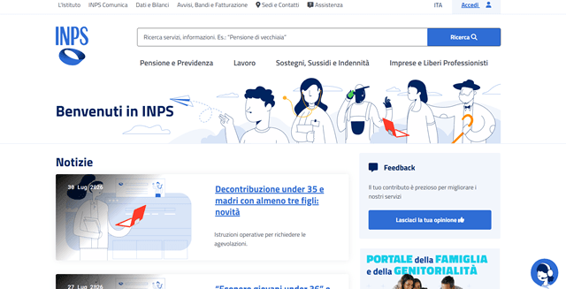 parlare con un operatore inps