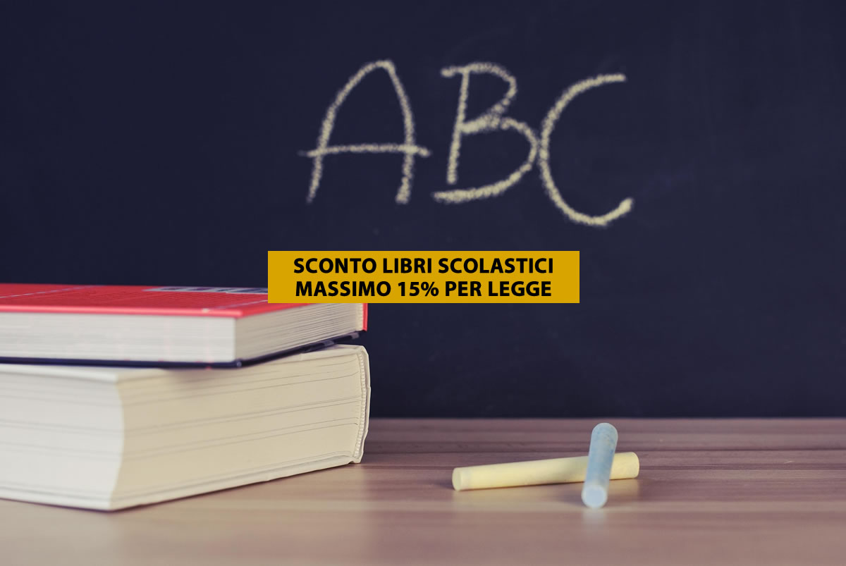 libri scolastici sconto 15%