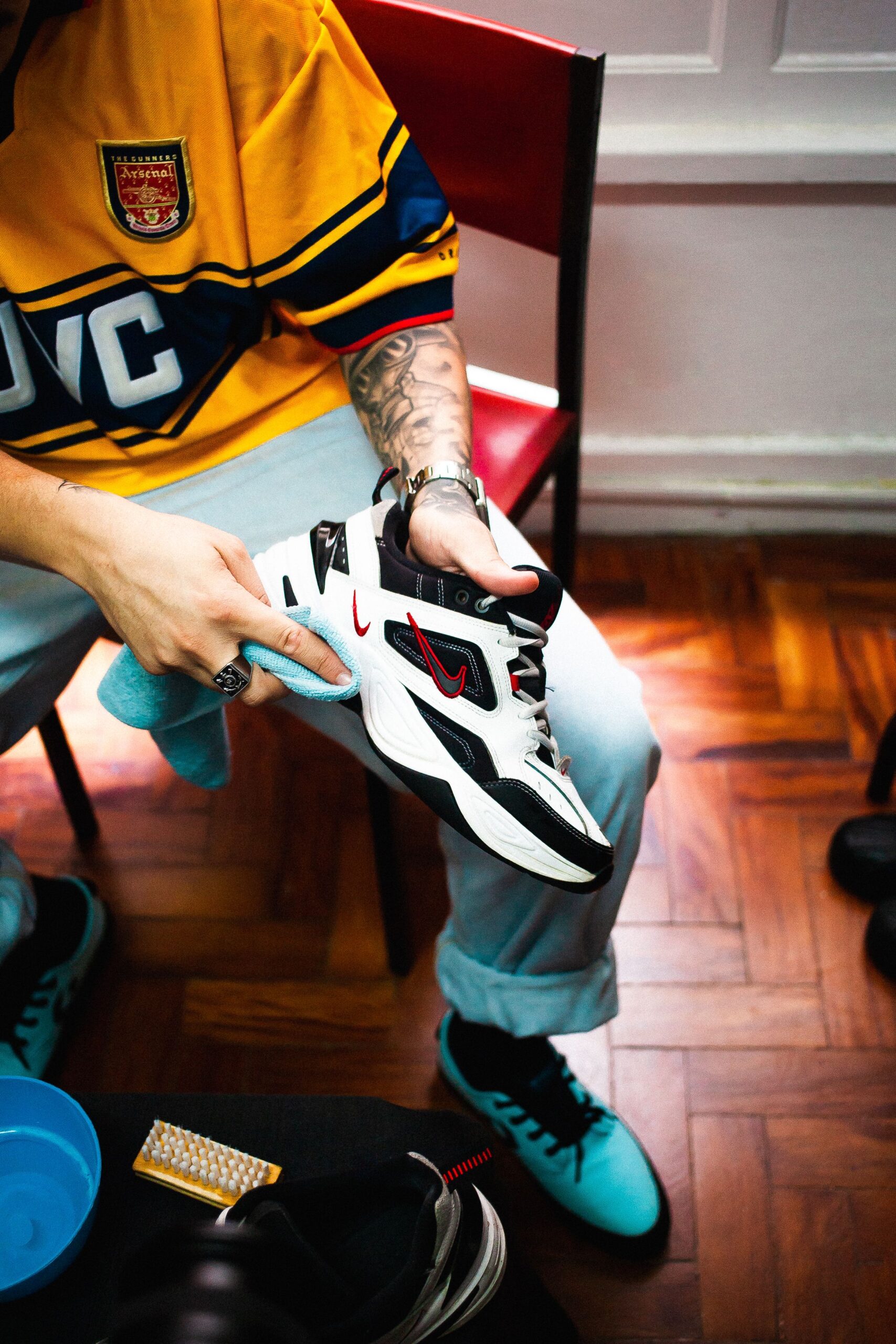 pulire scarpe da ginnastica